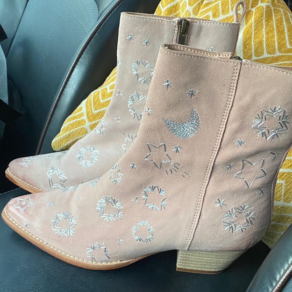Free People Embroidered Boots - Picture 1 of 8